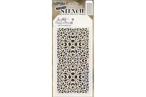STAMPERS ANONYMOUS Matrices Anonyme Tim Holtz Pochoir décoratif, Transparent