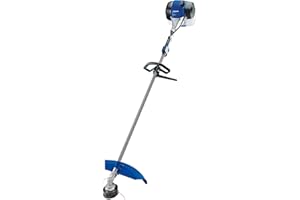 Decespugliatore a Scoppio 52cc Hyundai LDBC520B Tagliabordi Bordatore Filo Lama Blu
