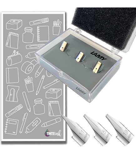 Lamy Replacement Nib - Black Extra Fine (EF) For Safari, AL-Star, Vista, Joy Fountain Pens