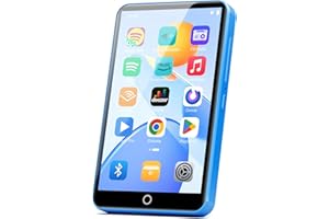 Fanvace 80GB MP3 Player with Bluetooth WiFi, 2000mAh MP4 Player with 4" Touchscreen and Speaker, Android MP3 Players with Spotify, Music Player with Spotify Kids, Amazon Music, Play Store