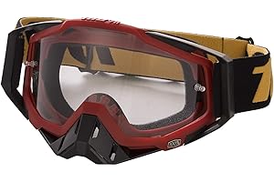 XIXIMAON Gafas de Moto Antivaho Gafas para Motocicleta Esquí Gafas Deportivas de Protección Anti UV Anti Viento Anti Polvo con Correa Ajustable para Bike MTB Snowboard