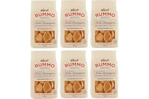 Rummo Pasta Conchiglioni Rigati N ° 147 - Lote de 6 pastas italianas a base de sémola de trigo duro, pasta italiana (500 g)