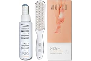 Wonder Pedi Hornhautentferner für die Füße- Hornhautentferner Lösung mit Metall-Fußfeile- Professionelle Spa-Pediküre-Fußpflege hornhautfeile Set Für Hornhaut Entfernen (Fußpflege hornhautfeile Set)
