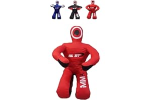 BLIST MMA Dummy Judo Grappling Dummy Punching Bag Brazilian BJJ JIU Jitsu Sitting Position Dummy Wrestling Martial Arts Boxing Karate Training Dummy (UNFILLED)