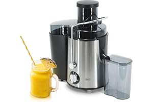Nyra Stainless Steel Juice Extractor 2 Speed 350W High Performance Motor Centrifugal juicer For Whole fruits & Vegetables Freshly Squeezed, With filter, BPA-Free, Easy Clean (Black)