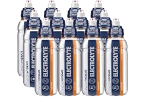 WOW HYDRATE LTD Electrolyte Water, 12 x 500 ml, Orange