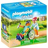 Playmobil City Life 70193 Tekerlekli Sandalyedeki Hasta, Yaşlar 4 ve &Uuml;zeri