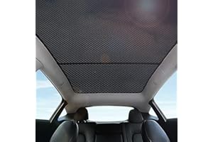 topfit Parasol per Tesla Model Y Techo Ventana Aislamiento UV Rayos Protección Sun Shade para Tesla Model Y Sombras de Bloqueo de Calor