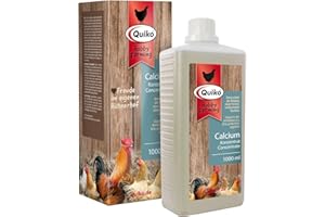 Quiko Hobby Farming Calcium Concentrate 1000ml - para Pollos, codornices y Aves de Corral - Suministro óptimo de Calcio - óptimo para la Fase de Puesta