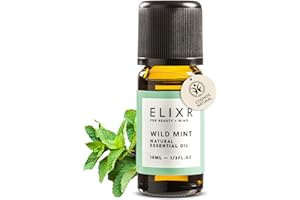‎ELIXR ELIXR – Japanisches Minzöl zur Raumbeduftung, für Aromatherapie & als Massageöl – 100% naturreines ätherisches Öl aus Japanischer Minze – zertifizierte Naturkosmetik aus Deutschland (10ml)
