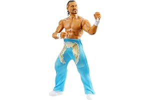 WWE Élite Figura Angel Garza, muñeco articulado de juguete con accesorios (Mattel GVB57)