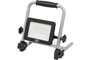 Brennenstuhl foco LED portátil de batería recargable EL 2000 MA 20W para uso en interiores y exteriores IP54 (2150lm, batería de iones de litio integrada, función powerbank, iluminación hasta 6h)