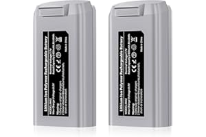 PoweLyt 2-Pack Serie Mini 2 Batterie di volo intelligente 2400mAh Supporta fino a 31 minuti di durata della batteria Completamente compatibile con DJI Mini 4K/ 2/2 SE/SE Drone