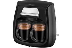 SENCOR Macchina da Caffè, 0.3 L Capacità, 500W, Nero