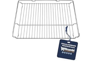 ERICAMBI®, Griglia Forno Piano Cottura, Compatibile con Bosch Neff,Compatibile con Neff Z11CR10X0, Dimensioni: 455x375 (mm) Adatta alla Cottura, Alte Temperature, Atossico.