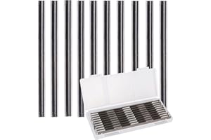 LEIKEDUN 10 Stück 82mm Hobelmesser HSS Set, 82 x 5,5 x 1,2mm Elektrohobel Hss Klinge, Wendemesser Hobelmesser Messer 82mm für Bosch Hobel, Handhobel, Holzbearbeitungsmaschinen (10)