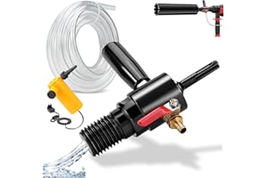 XIIW Adaptateur 1 1/4" UNC vers SDS Plus avec arrosage automatique, injection d'eau incluse, 4m tuyau + pompe. Pour couronnes diamant, carotteuses et alésoirs SDS Plus