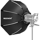 Neewer 65 cm Faltbare Achteckige Softbox mit Bowens Montage Speedring, Tragetasche für Speedlite Studio Blitz Monolight, Port