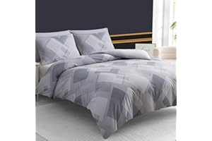 Grace Double Duvet Set Premium Brushed Microfiber Duvet Cover Double Ultrasoft Hypoallergenic Quilt Cover Non Iron Luxury Bedding Sets With Zipper Closure
