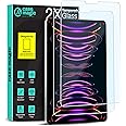 case-magic Pack of 2 Tempered Glass For iPad Pro12.9 inch 6th Generation 2022 Screen Protector, 9H hardness, Ultra Clear, Scratch Resistant, Responsive Touch, Shatter Proof, Bubble Free
