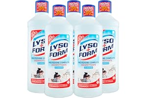 5x Lysoform Protezione Completa Disinfettante Classico Pavimenti Presidio Medico Chirurgico - 5 Flaconi da 1,25 litri ognuno