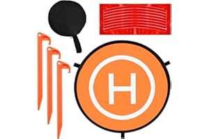 Jinlaili 55 cm Drone Landing Pad, Faltbare Landung Pads, Drohnen-Landeplatz-Zubehör, UAV-Landeplatz, wasserdichte Landung Pads， Tragbare Faltbare Landing Pads, Universal Landung Pads