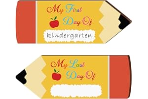 CHARFIA 2 lavagne per il primo giorno di scuola su entrambi i lati, per il primo giorno di scuola, regalo per il primo giorno di scuola, per bambini, scuola materna, regalo (senza gesso