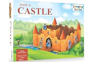 Jumping Jumbo Craft Kit Castle Construct and Paint Your Own Medieval Fortress, Birthday Gift for Kids