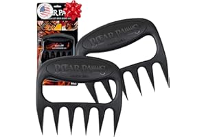 BEAR PAWS Bear Paw Products, Inc. Pulled Pork Shredder Claws - Meat Handler Forks Black