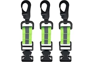 BONGSHAKALAKA 3 Piezas Pinzas para Guantes Soporte para Guantes Clip De Soporte De Guantes con Mosquetón Clip De Guantes De Trabajo Soporte para Guantes De Bombero para Colgar Máscaras Toallas