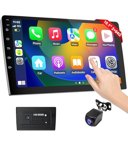 JOYX Android 10.0 Car Radio Universal Navigation Radio | 2G 32G | FREE Backup Camera | GPS 2 Din | 7 INCH | Support DAB Google Steering Wheel GPS WIFI Bluetooth-5.0