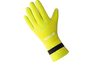 HISEA Unisex 3mm Neoprene Diving Gloves Non-Slip Anti-Scratch Waterproof