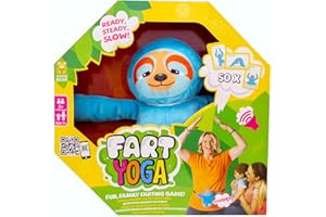 Fart Yoga, make sure Sammy Sloth doesn't fart whilst doing a yoga move is an hilarious family game for years 4+! Based on tiktok trend, Blue