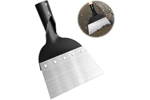 AILA Garden Shovel, Multifunctional Cleaning Shovel Outdoor Garden Cleaning Shovel, Carbon Steel Snow Removal Tools, Scraper Weeding Planting Farm Weeding Tool(21cm)