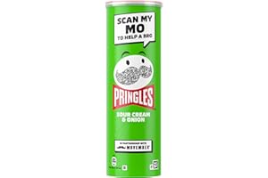 Pringles Sour Cream & Onion Crisps 185g