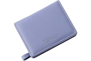 RRANCharltu Portafoglio Donna Piccolo in Pelle Portamonete Piccoli con Cerniera e chiusura a Scatto Scomparti per Carte Multipli