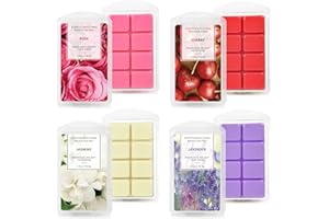LASENTEUR Wax Melts Scented Natural Soy Wax Cubes Variety Candle Melts Pack Air Freshener Home Fragrance for Candle Wax Warmer, Wax Melt Burners