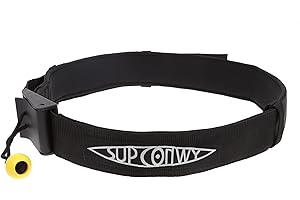 CONWY KAYAK SUP Conwy Waist Belt Safety Leash Quick Release Buckle For Surfboard Paddleboard One Movement Maximum Protection