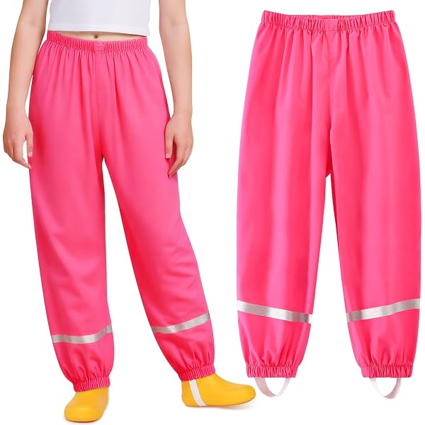 Pantalon De Pluie Enfant Imperméable - Coupe-vent Léger Unisexe - Pour Randonnée Et Jeux Extérieurs
