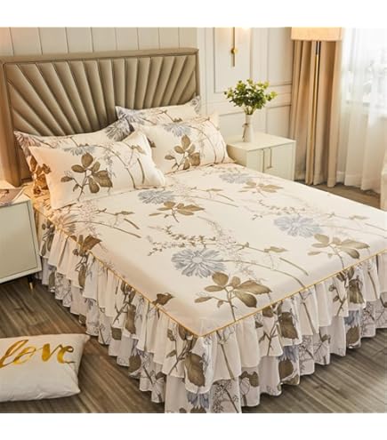 Bed Gonne E Mantovane Gonna Da Letto Matrimoniale/Singolo/King Size