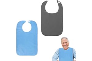 Katyjun Frottee Lätzchen für Erwachsene Senioren Waschbar