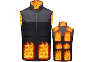 joyvio Beheizbare Weste für Männer und Frauen, leichte Heizjacken zum Skifahren, Eisfischen, Jagen