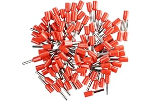 AFELD ELEKTRO Aderendhülsen 1,00mm² rot, isoliert, 100 Stück