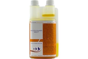 VET SCHROEDER + TOLLISAN – Multivitamin Sirup für Brieftauben - Optimale Unterstützung während Zucht, Reise und Mauser – 500 ml