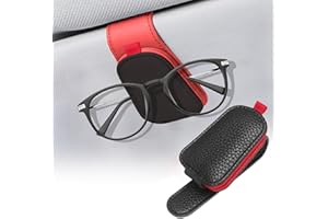 EnixwH Brillenhalter für Auto Sonnenblende, Universal Auto Brillenhalter Magnet Sonnenbrillenhalter Auto Sonnenblende Ticket-Kartenclip, Brillenhalter für Auto Sonnenblende für Auto Visier Zubehör