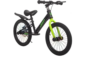 GASLIKE Laufrad 16 Zoll ab 5-8 Jahre für Große Kinder, Kinderlaufrad mit Bremse, Sattel Höhenverstellbar und Luftreifen, Karbonstahlrahmen mit Ständer, Kinderrad für Jungen und Mädchen