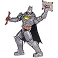DC Comics Batman 30cm Deluxe - action figure with punch and throw function, 5 pieces of equipment, light and sound effects, 1 unit