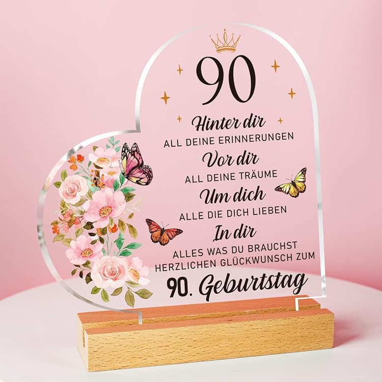 Geldgeschenk Schatzkiste Aus Holz Zum 80. Geburtstag - Mit Gravur, 10,5x6,5 Cm, Für Scheine Bis 100€