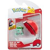 Pok&eacute;mon PKW3634 - Clip'n'Go Pok&eacute; Ball - Bisasam & Pok&eacute;ball, 5 cm Fig&uuml;rl&uuml; Resmi Pok&eacute;ball