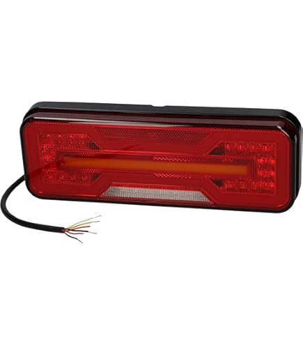 2x 12-24V Dynamische LED-Heckleuchten Rücklicht Für Lkw Anhänger Laster Kipper